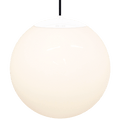 OPAL GLOBE PENDANT WHITE 400mm - DYKE & DEAN