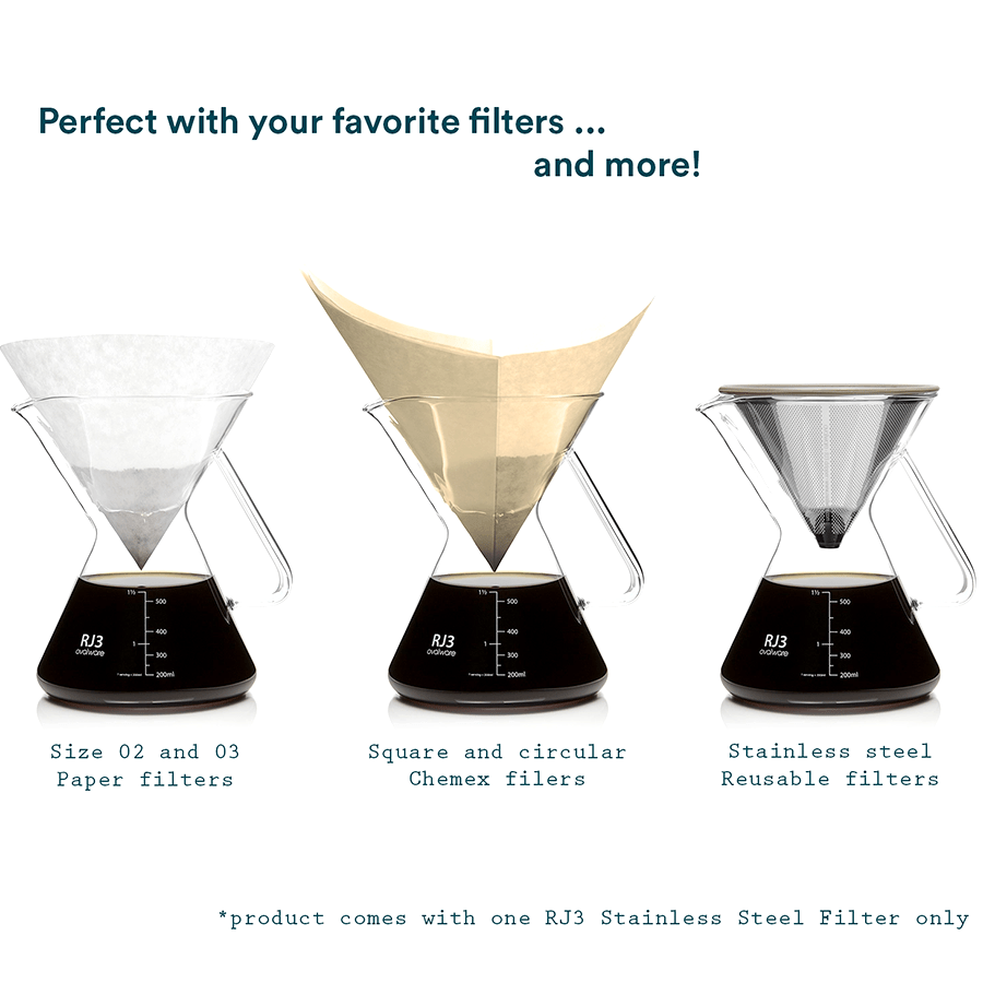 OVALWARE RJ3 POUR OVER COFFEE MAKER SET - DYKE & DEAN