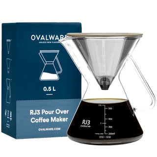 OVALWARE RJ3 POUR OVER COFFEE MAKER SET - DYKE & DEAN