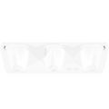 PORCELAIN 3V HOOK PLATE WHITE - DYKE & DEAN