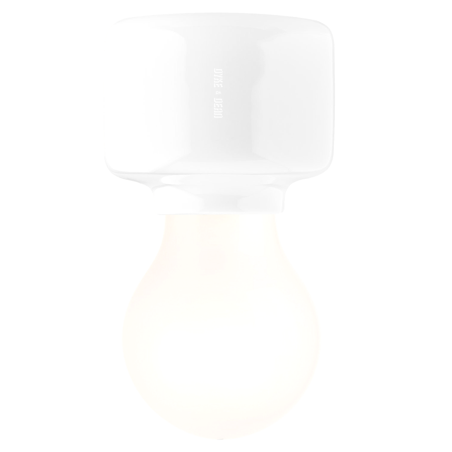 PORCELAIN ROTO WALL & CEILING LAMP - DYKE & DEAN