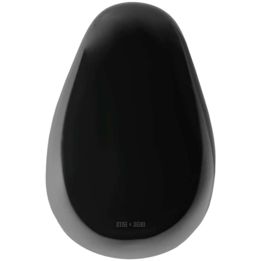 PORCELAIN TUSK WALL HOOK BLACK - DYKE & DEAN