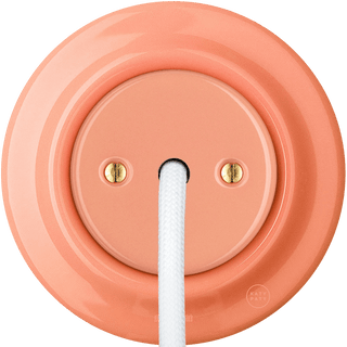 PORCELAIN WALL CABLE GLAND SOCKET SALMON - DYKE & DEAN