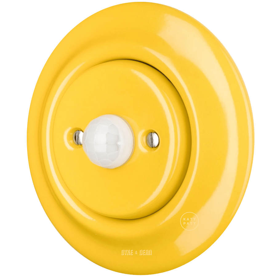 PORCELAIN WALL CABLE MOTION SENSOR YELLOW - DYKE & DEAN