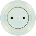 PORCELAIN WALL END PLUG SOCKET CONCHA - DYKE & DEAN
