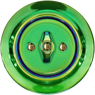 PORCELAIN WALL LIGHT SWITCH CHLOREDO ROTARY - DYKE & DEAN