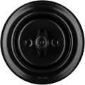PORCELAIN WALL LIGHT SWITCH MATT BLACK ROTARY - DYKE & DEAN