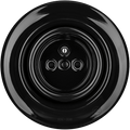 PORCELAIN WALL SOCKET BLACK - DYKE & DEAN