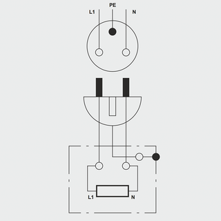 PORCELAIN WALL SOCKET BLACK UK - DYKE & DEAN
