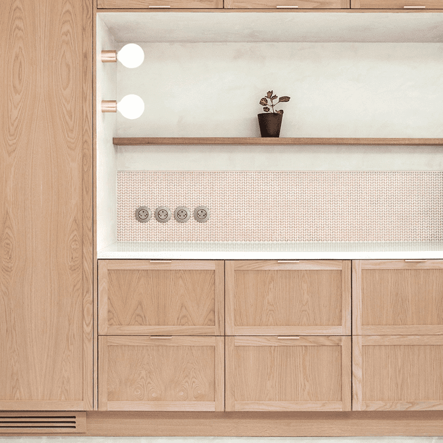 PORCELAIN WALL SOCKET BRICK RED UK - DYKE & DEAN