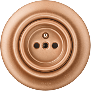 PORCELAIN WALL SOCKET COPPER - DYKE & DEAN