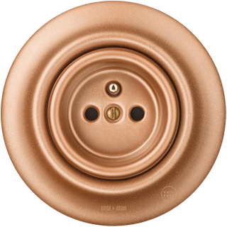 PORCELAIN WALL SOCKET COPPER - DYKE & DEAN