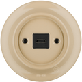 PORCELAIN WALL SOCKET SAND USB-C - DYKE & DEAN
