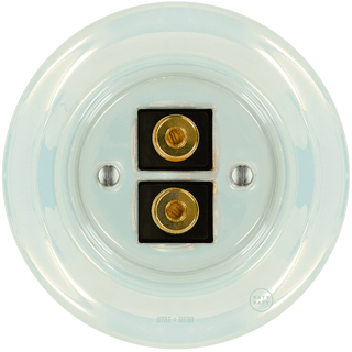 PORCELAIN WALL SPEAKER SOCKET CONCHA - DYKE & DEAN