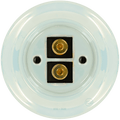 PORCELAIN WALL SPEAKER SOCKET CONCHA - DYKE & DEAN
