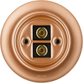 PORCELAIN WALL SPEAKER SOCKET COPPER - DYKE & DEAN