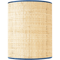 RAFFIA WALL LAMP TRIM BLUE - DYKE & DEAN