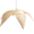 RATTAN LAMP LEAVES LARGE - DYKE & DEAN