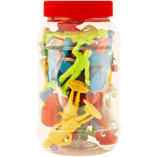 RECYCLED PLASTIC TOY FIGURES JAR SET - DYKE & DEAN