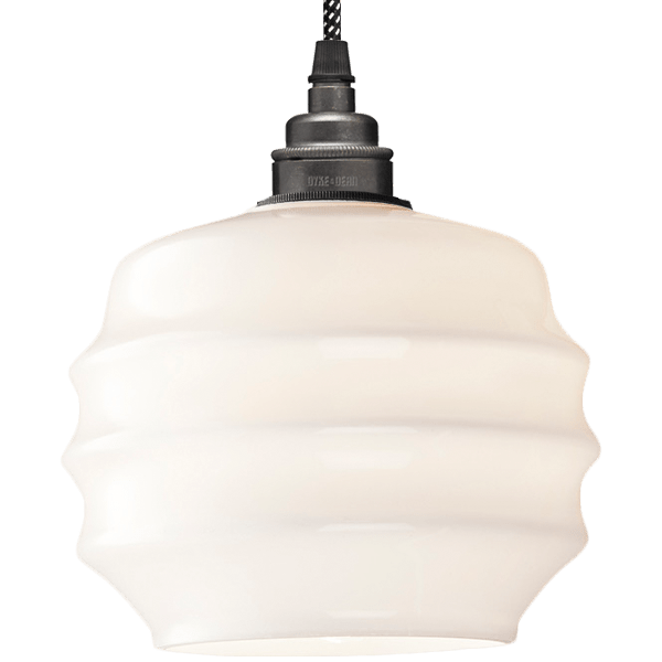 RIPPLE OPALINE PENDANT SHADE SMALL - DYKE & DEAN