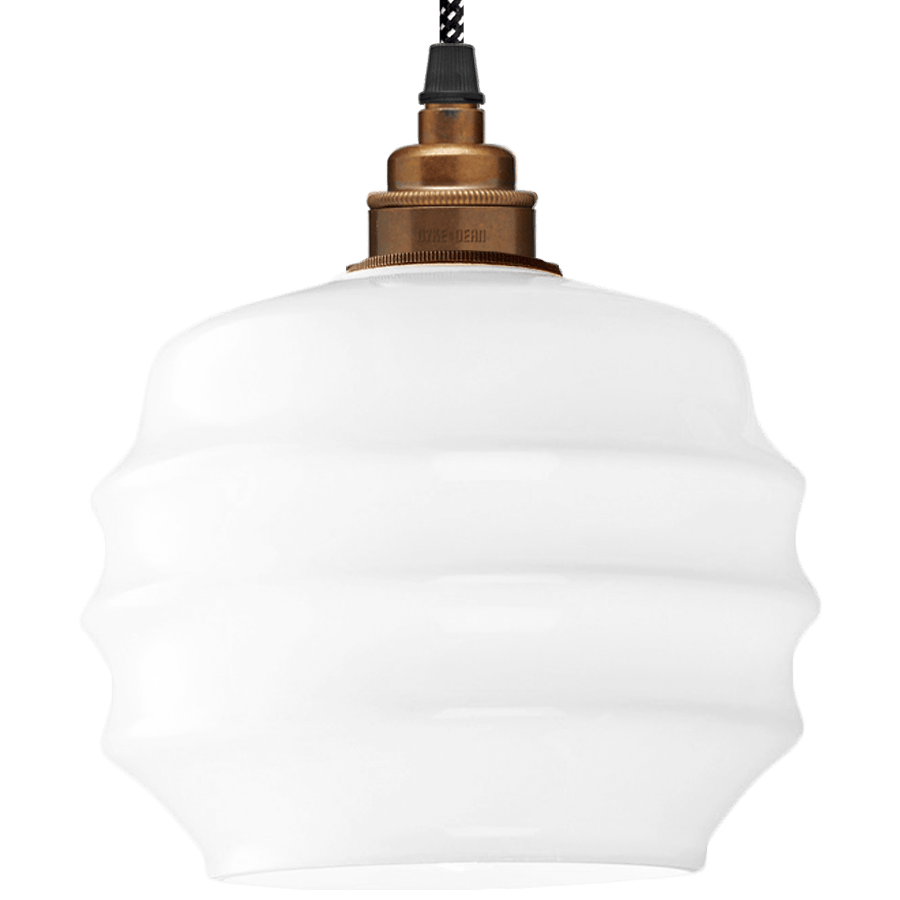 RIPPLE OPALINE PENDANT SHADE SMALL - DYKE & DEAN