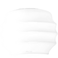 RIPPLE SHADE OPAL GLASS LARGE - DYKE & DEAN