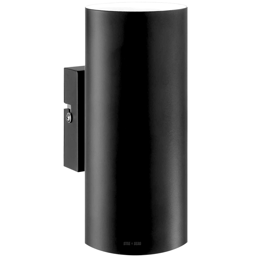 WALL CYLINDER SPOT LIGHTS BLACK - DYKE & DEAN