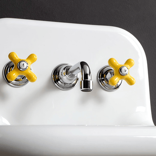 WALL MOUNTED SPOUT LEVER TAPS - DYKE & DEAN