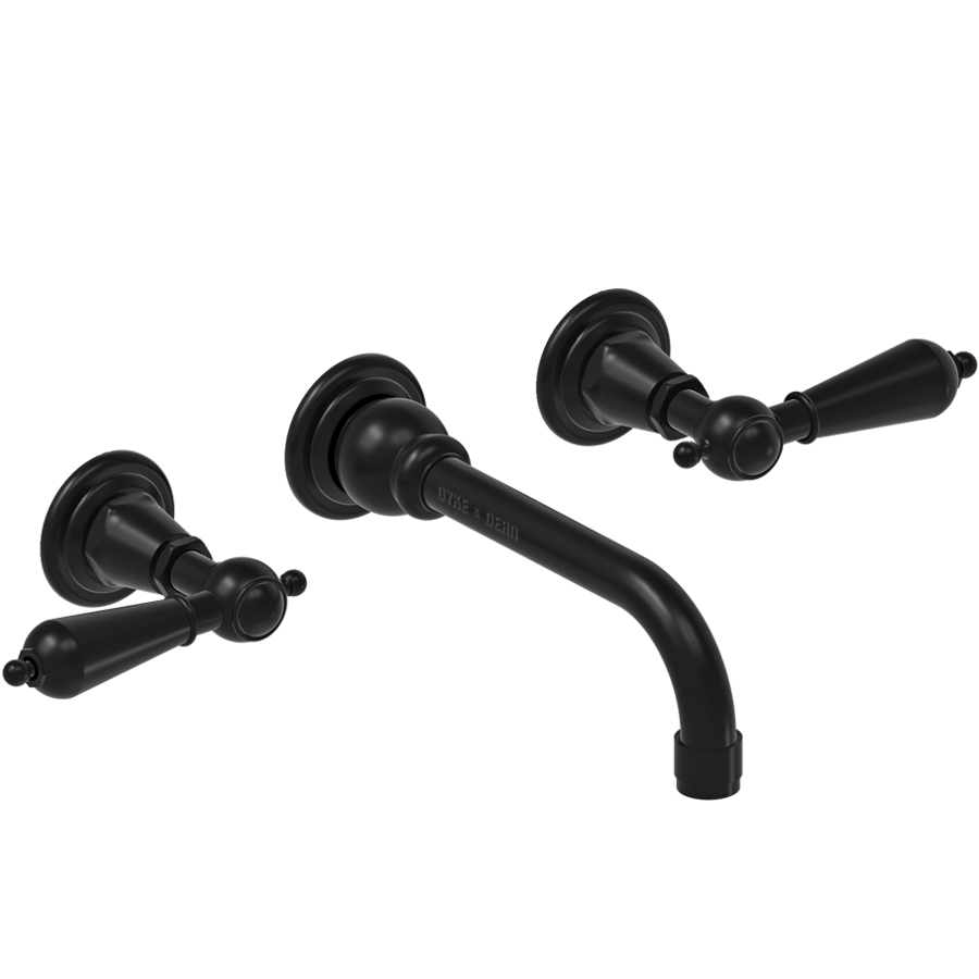 WALL MOUNTED SPOUT LEVER TAPS - DYKE & DEAN