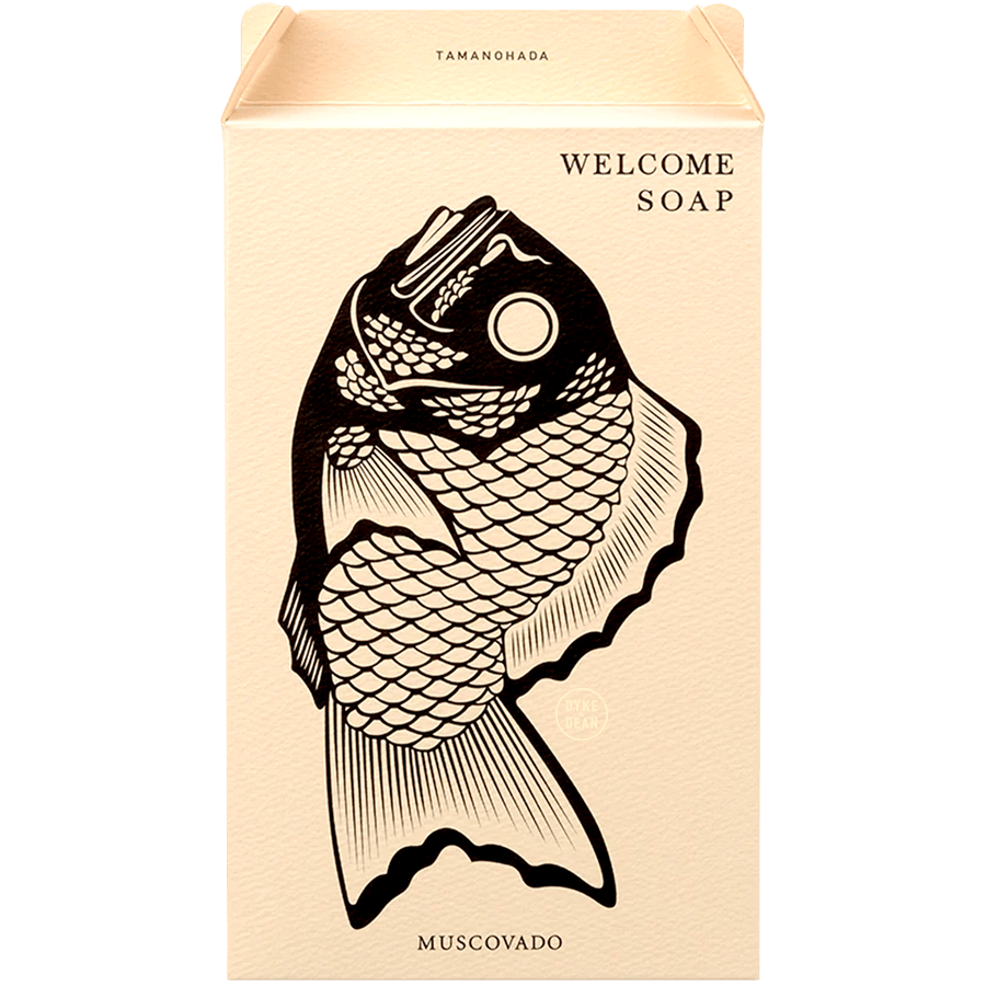 WELCOME GIFT FISH SOAP MUSCOVADO - DYKE & DEAN