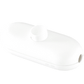 WHITE BUTTON INLINE CABLE LAMP LIGHT SWITCH - DYKE & DEAN