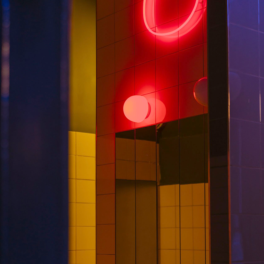 OFF WHITE CERAMIC REARWIRED LAMPS - DYKE & DEAN