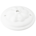 WHITE CERAMIC VICTORIAN CEILING ROSE - DYKE & DEAN