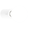WHITE CYLINDER LAMP - DYKE & DEAN