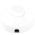 WHITE DUROPLAST FOOT INLINE LAMP LIGHT SWITCH - DYKE & DEAN