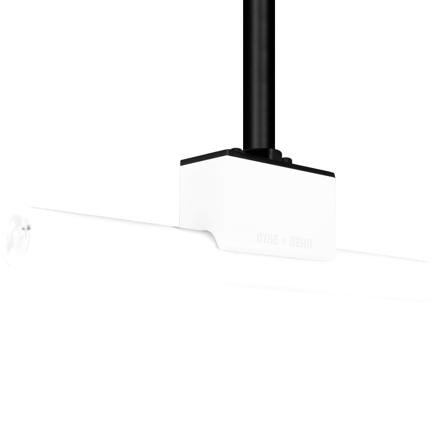 WHITE PEG TUBE PENDANT FIXED CONDUIT - DYKE & DEAN