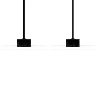 WHITE PEG TUBE PENDANT FIXED M10 - DYKE & DEAN