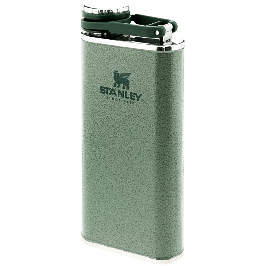 WIDE MOUTH FLASK HAMMERTONE GREEN - DYKE & DEAN