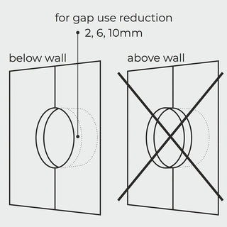 WOODEN PORCELAIN WALL SOCKET FAGUS MOTION SENSOR - DYKE & DEAN